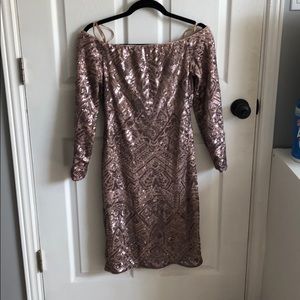 BCBG Sequin Bodycon Dress